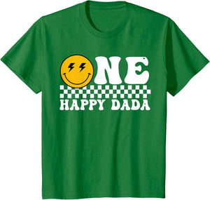 Happy Dada 1st Birthday Family Matching Theme