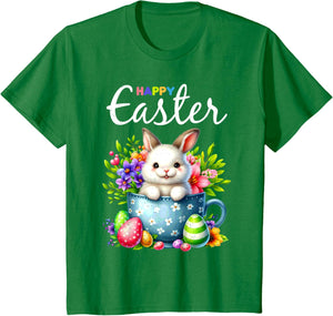 Bunny Egg Hunt Happy Easter Cute Spring Christian Holiday