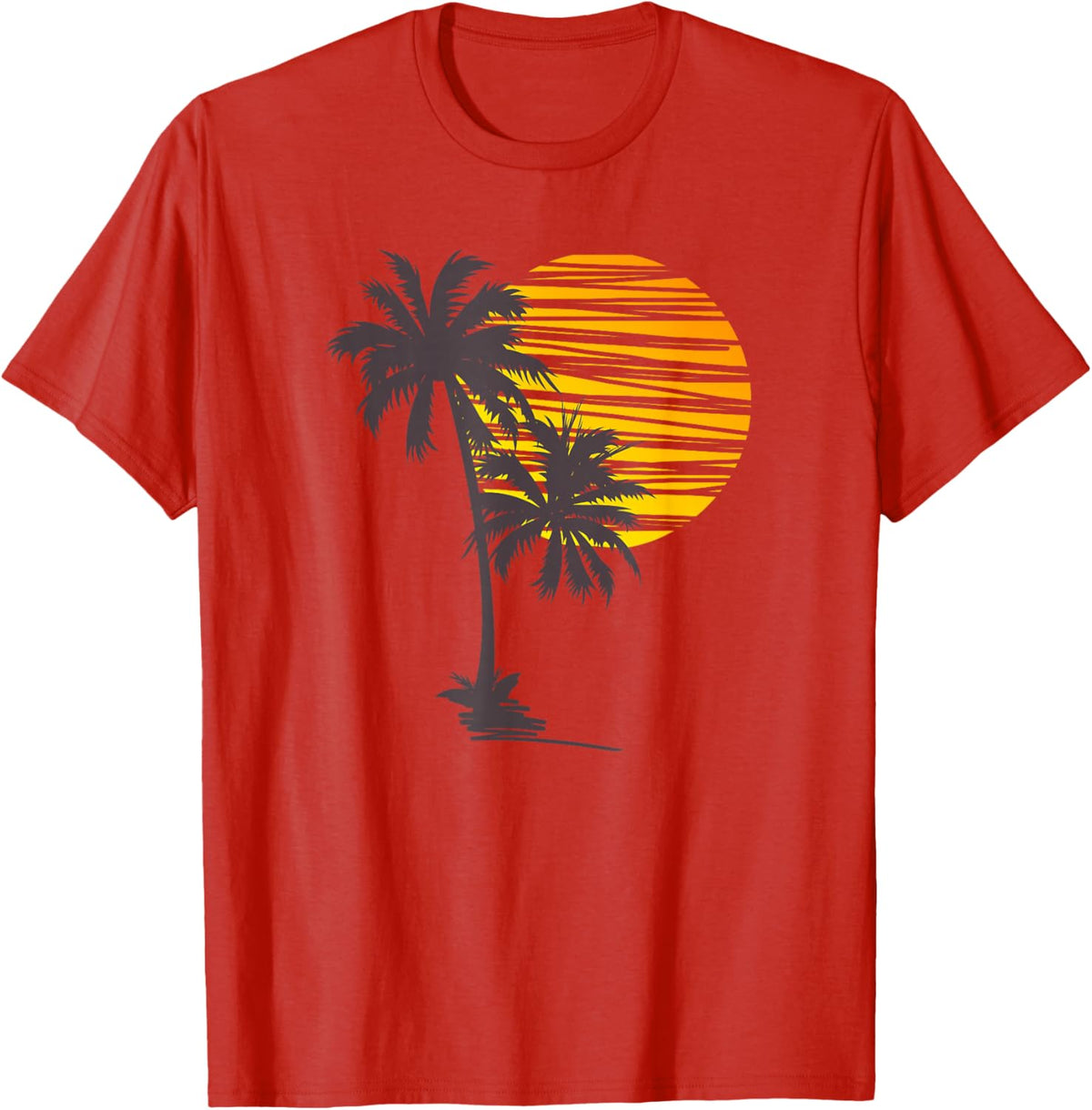 Beach Palm Tree T-Shirt Nice Funny Holiday Summer Holiday