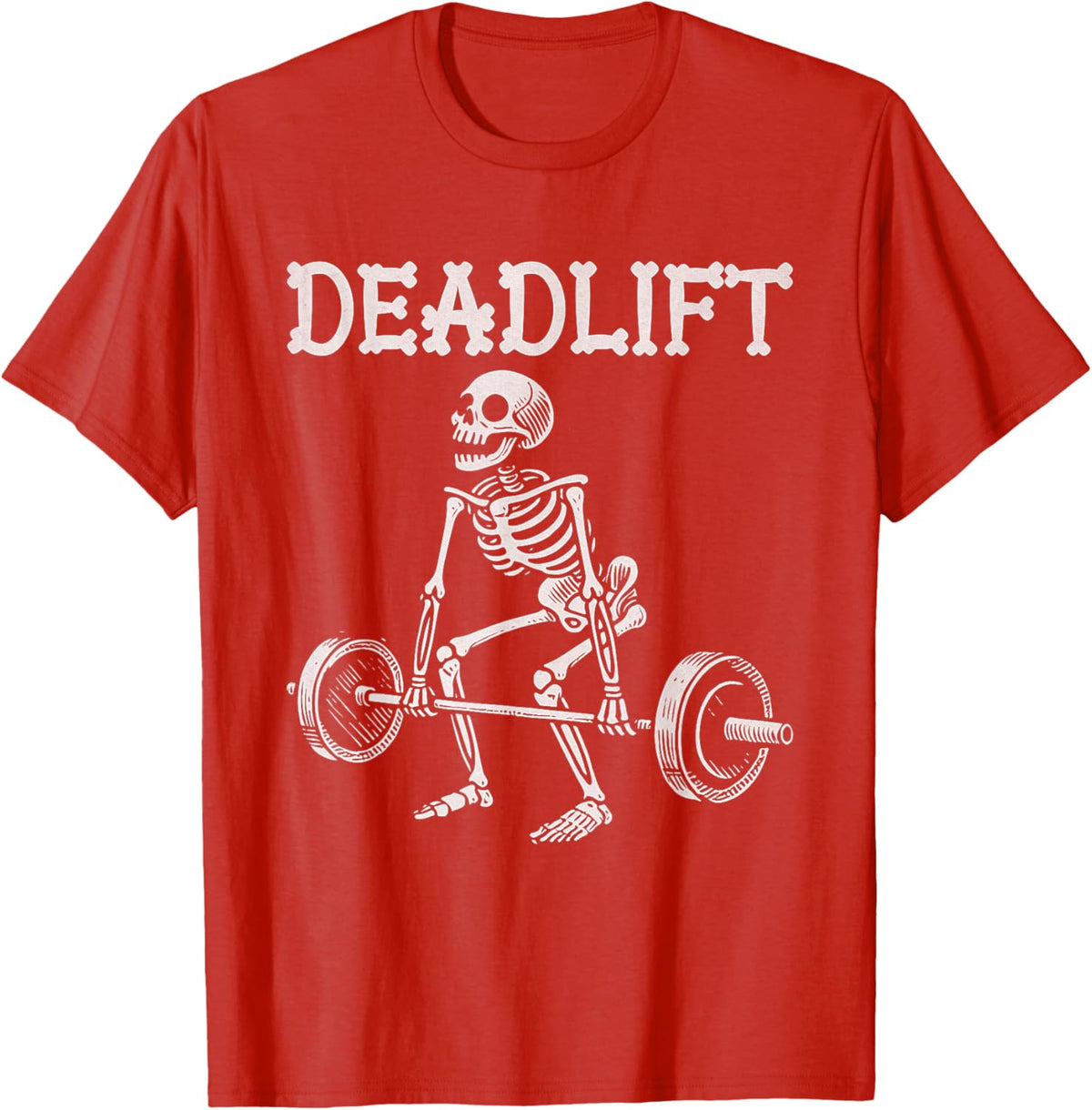 Deadlift Funny Halloween Skeleton Weight Lifting Workout