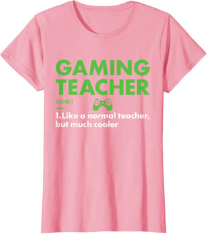 Gamer Teacher Definition Gaming Men Women