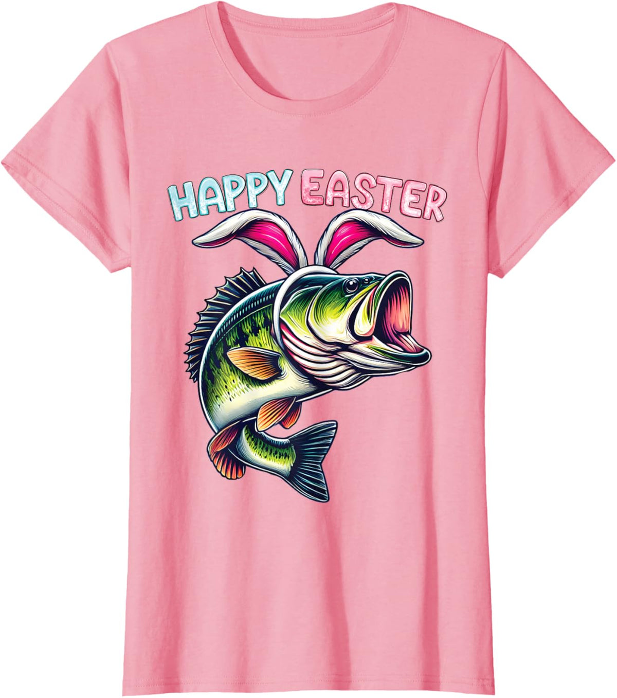 Fisherman Bunny Ears Funny Fish Easter Holiday Eggs Fishing