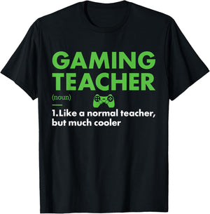 Gamer Teacher Definition Gaming Men Women
