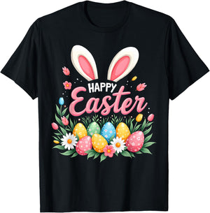 Happy Easter Bunny Spring Easter Egg Easter Shirts For Women