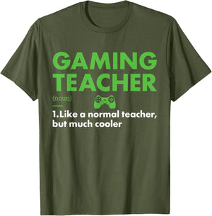 Gamer Teacher Definition Gaming Men Women