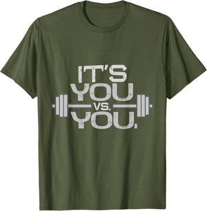 Its vs. You Workout Gym Exercise Motivation & Fitness