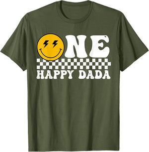 Happy Dada 1st Birthday Family Matching Theme