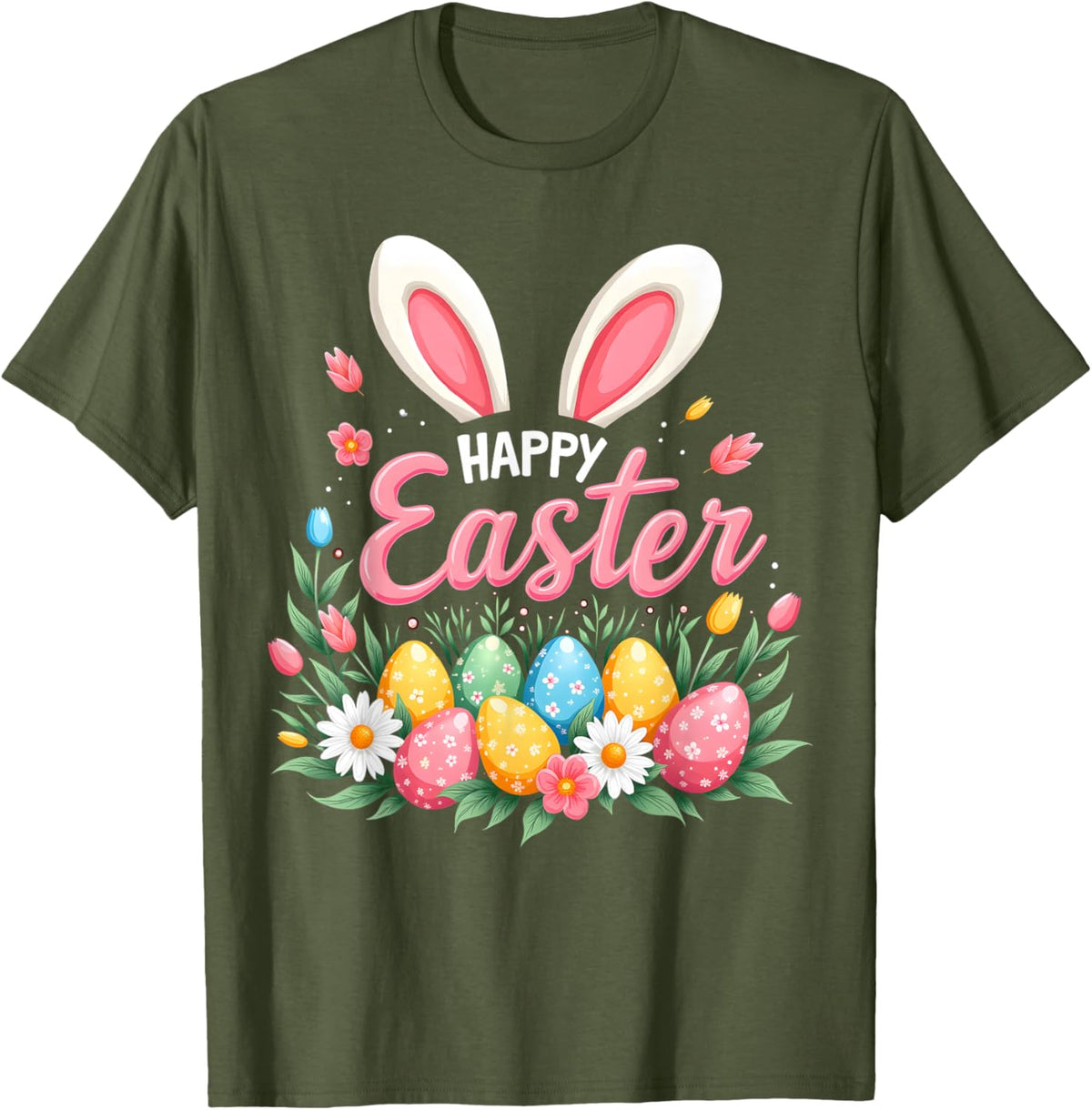 Happy Easter Bunny Spring Easter Egg Easter Shirts For Women