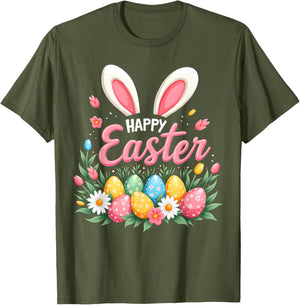 Happy Easter Bunny Spring Easter Egg Easter Shirts For Women