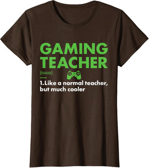 Gamer Teacher Definition Gaming Men Women
