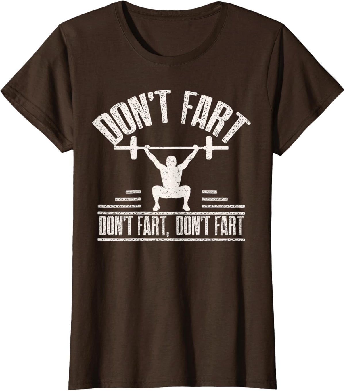Don't Fart Funny Fitness Gym Workout Weights Squat