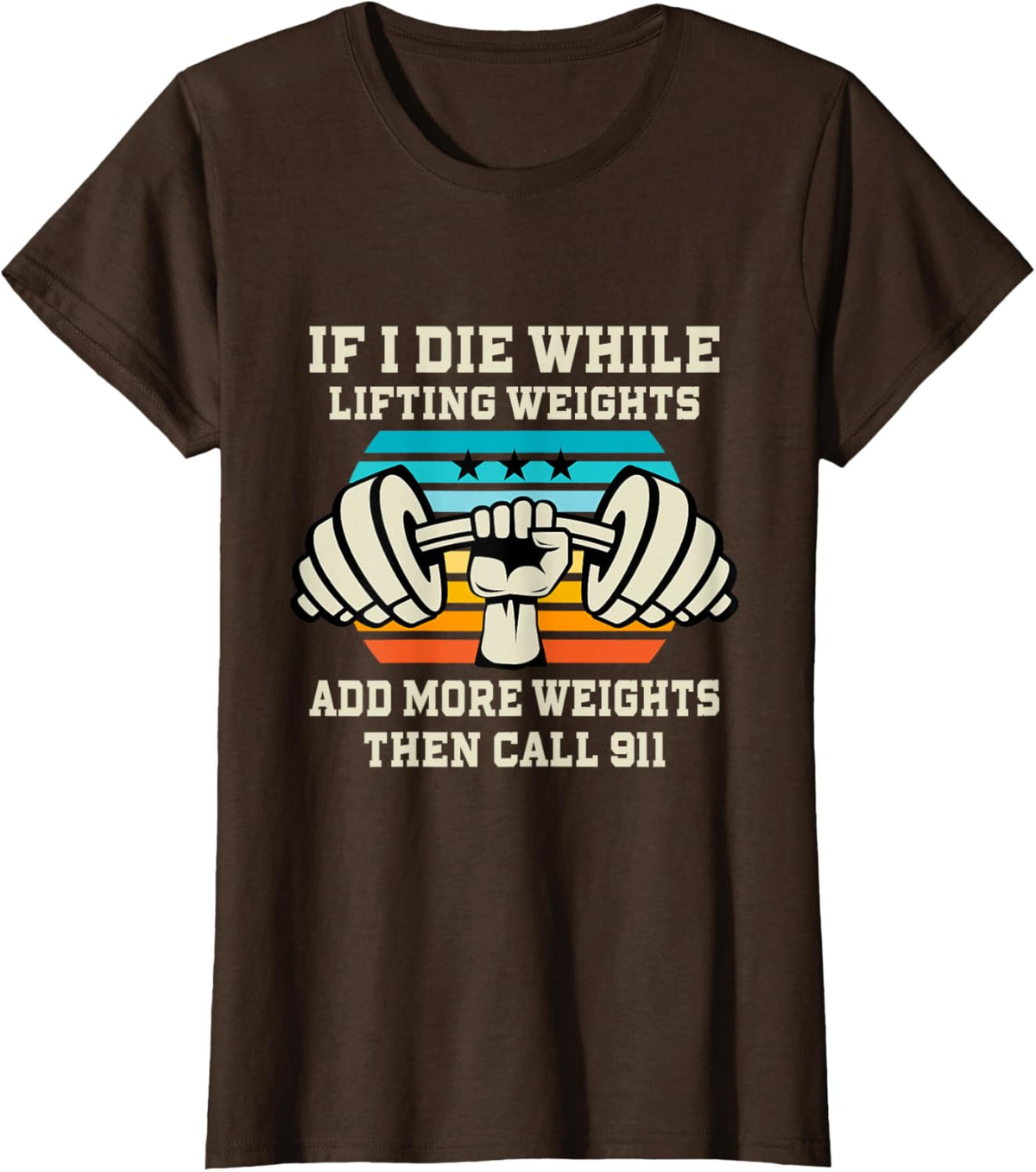 If I Die While Lifting Weights - Funny Workout &amp; Gym Gift T-Shirt Small