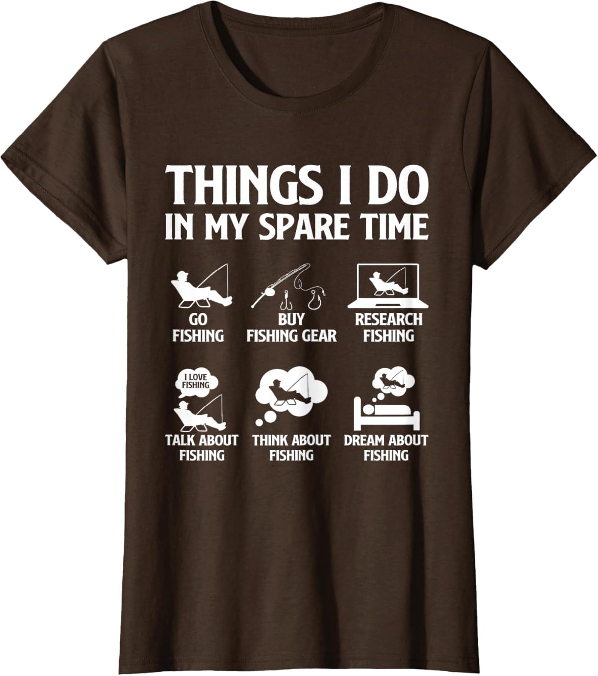Things I Do in My Spare Time Fishing Boys Men Bass Fishing