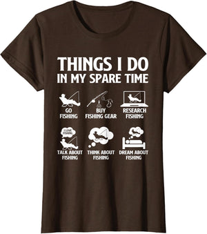 Things I Do in My Spare Time Fishing Boys Men Bass Fishing