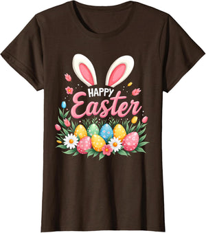 Happy Easter Bunny Spring Easter Egg Easter Shirts For Women