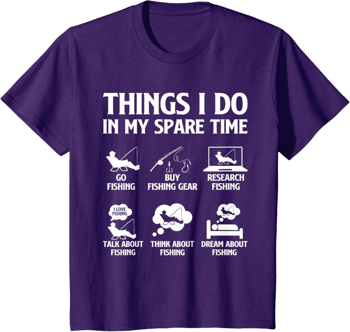 Things I Do in My Spare Time Fishing Boys Men Bass Fishing
