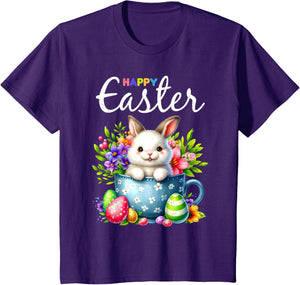 Bunny Egg Hunt Happy Easter Cute Spring Christian Holiday