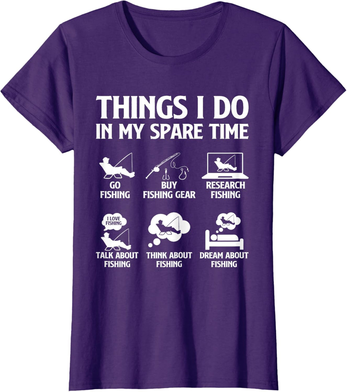 Things I Do in My Spare Time Fishing Boys Men Bass Fishing