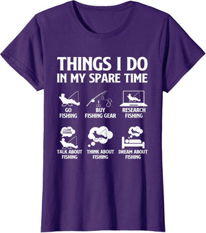 Things I Do in My Spare Time Fishing Boys Men Bass Fishing