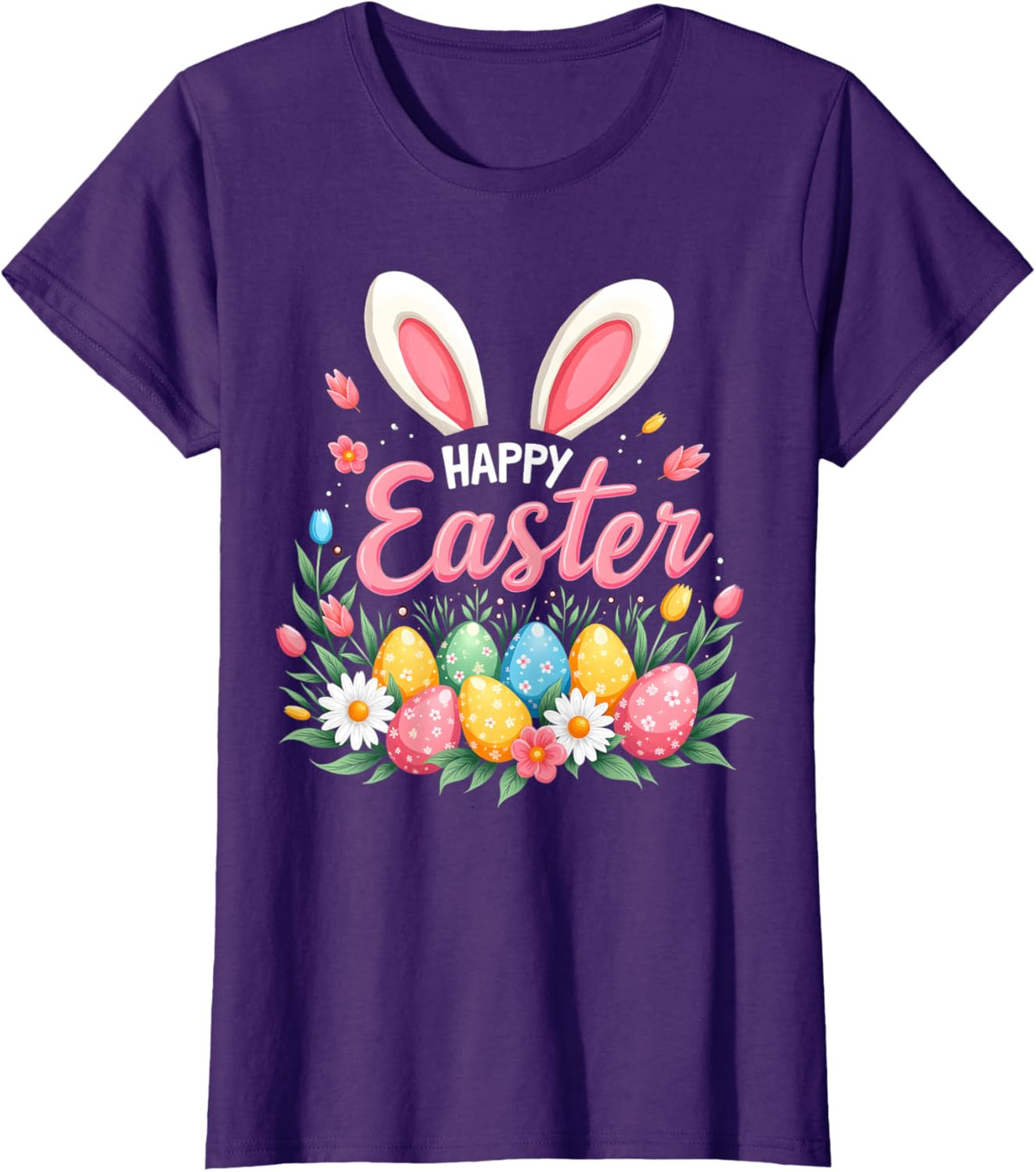 Happy Easter Bunny Spring Easter Egg Easter Shirts For Women