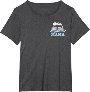 Mama First Birthday Boy Girl Train Railroad Family Matching