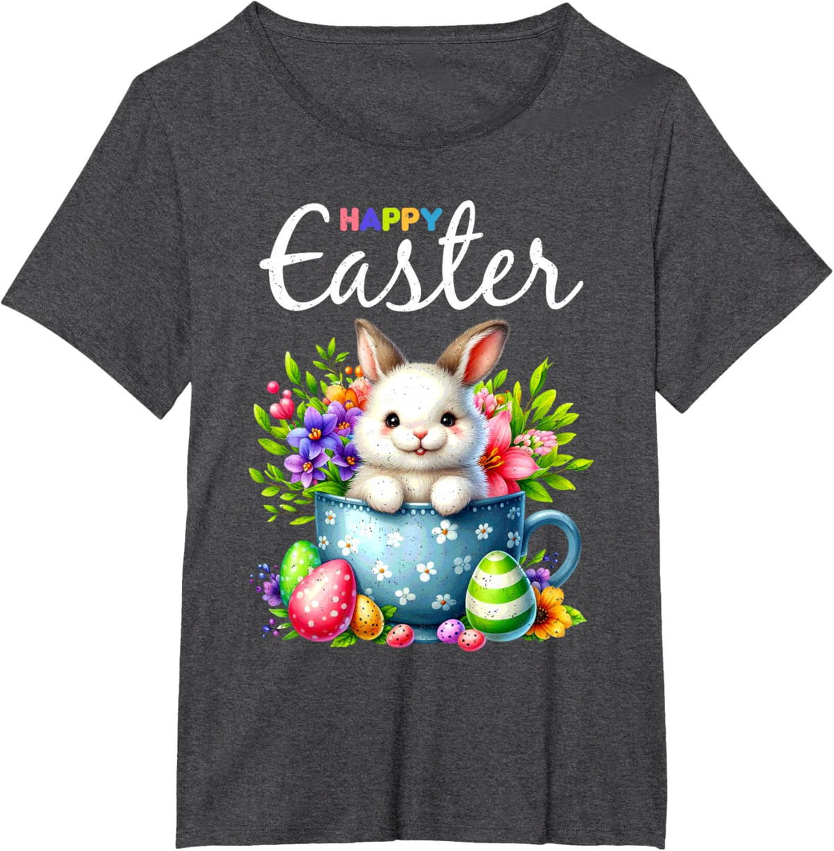 Bunny Egg Hunt Happy Easter Cute Spring Christian Holiday