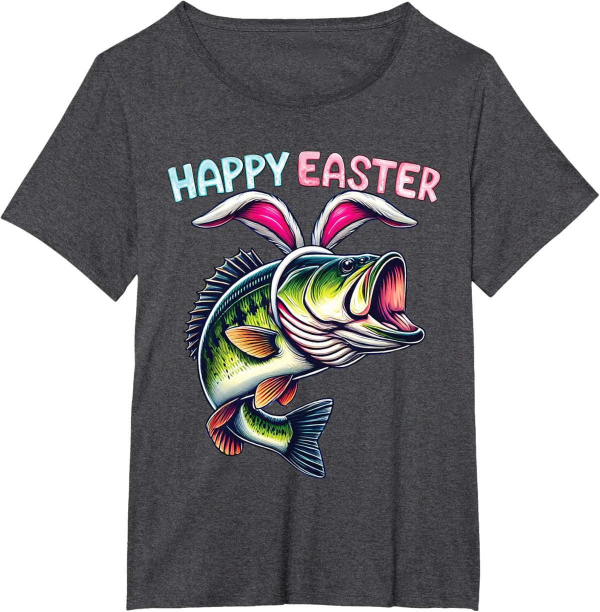 Fisherman Bunny Ears Funny Fish Easter Holiday Eggs Fishing