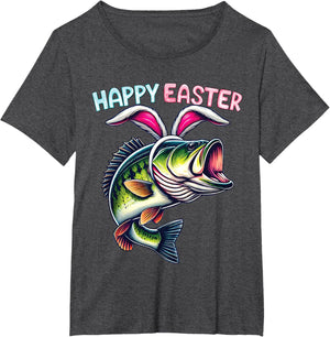 Fisherman Bunny Ears Funny Fish Easter Holiday Eggs Fishing