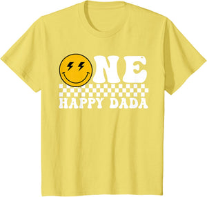 Happy Dada 1st Birthday Family Matching Theme