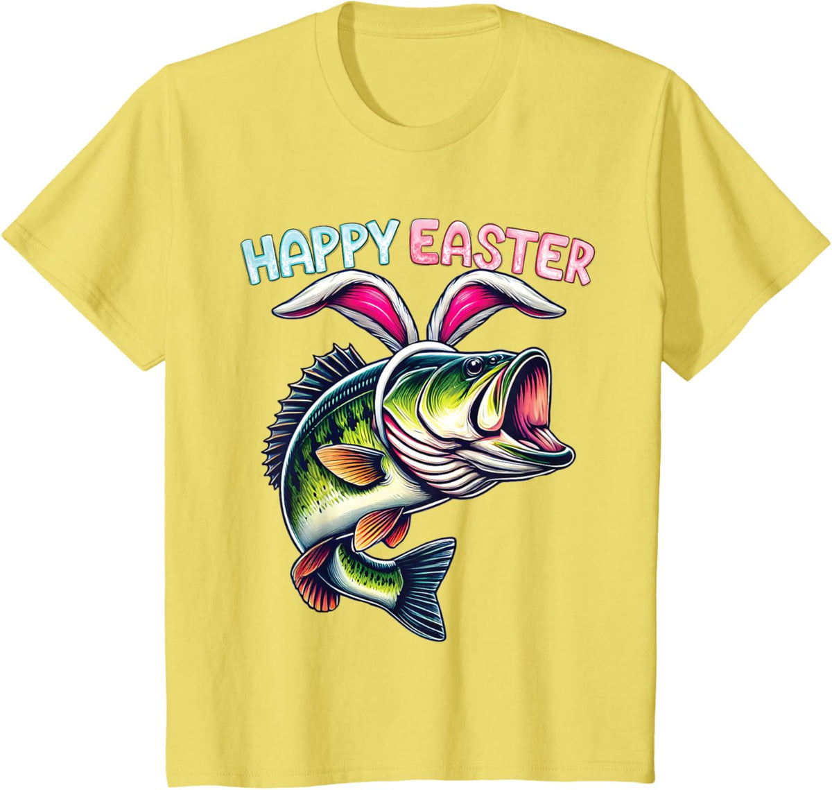 Fisherman Bunny Ears Funny Fish Easter Holiday Eggs Fishing