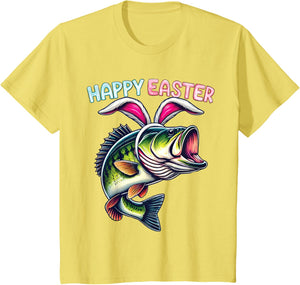 Fisherman Bunny Ears Funny Fish Easter Holiday Eggs Fishing