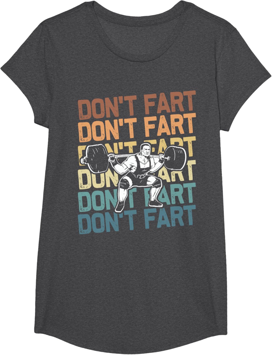 Funny Wieghtlifting Apparel for Men Women Don't Fart Lifting Weights Weightlifting Gym Fitness Workout T-Shirt, Small, Black