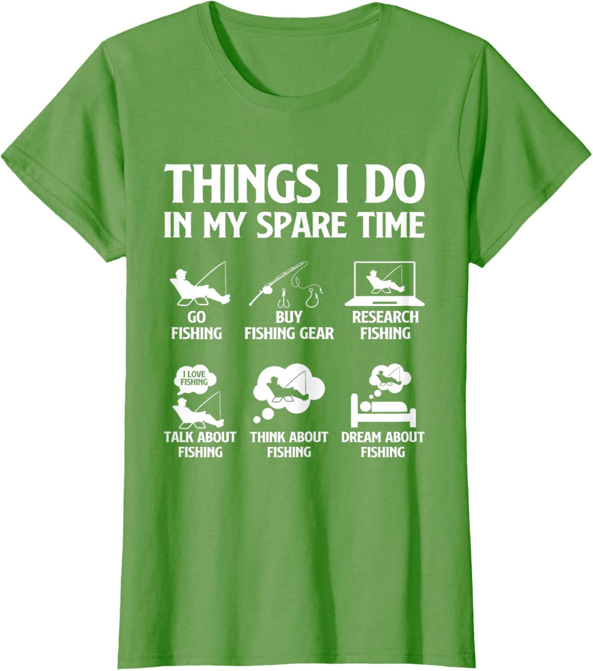 Things I Do in My Spare Time Fishing Boys Men Bass Fishing