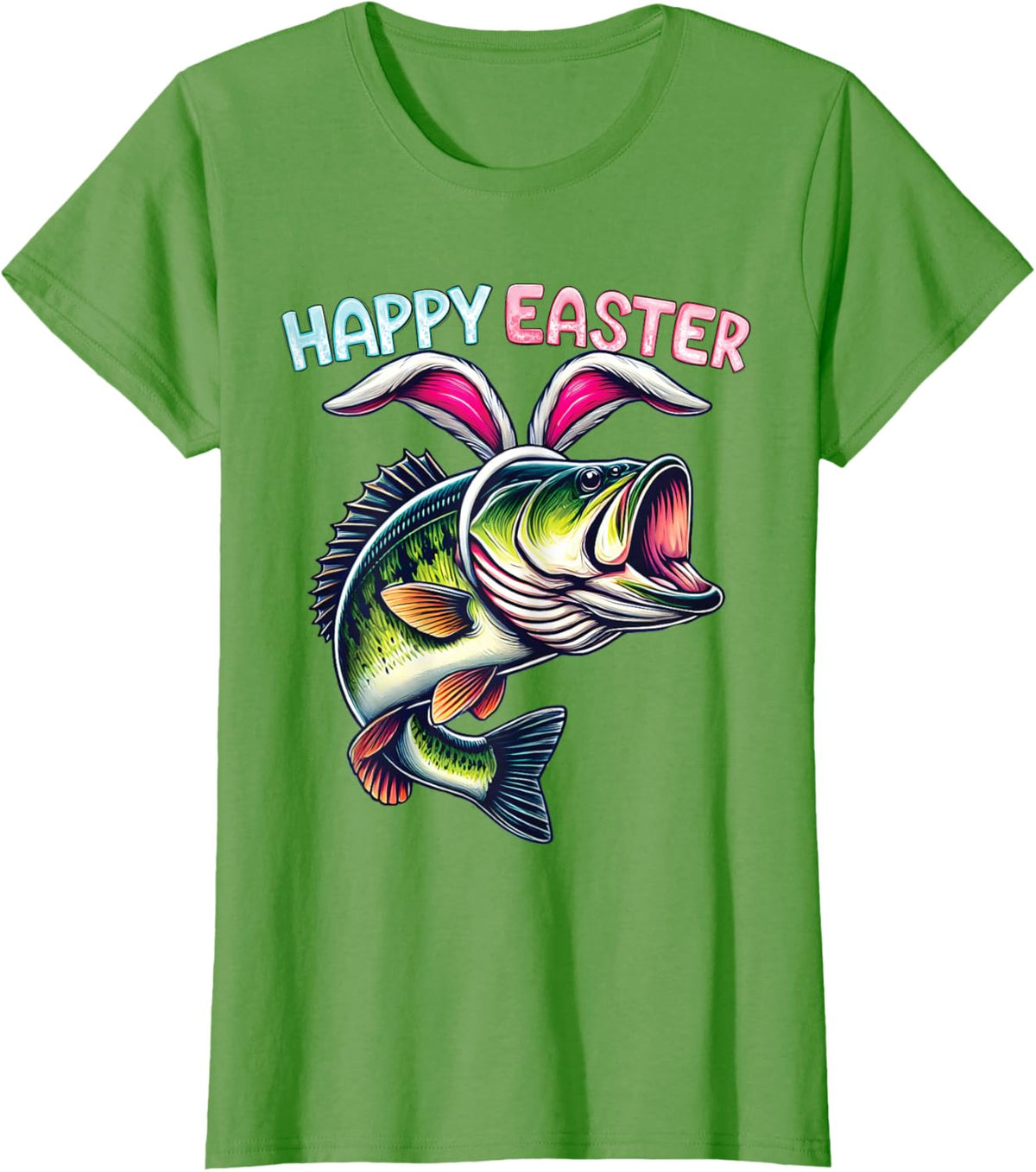 Fisherman Bunny Ears Funny Fish Easter Holiday Eggs Fishing