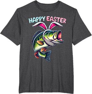 Fisherman Bunny Ears Funny Fish Easter Holiday Eggs Fishing