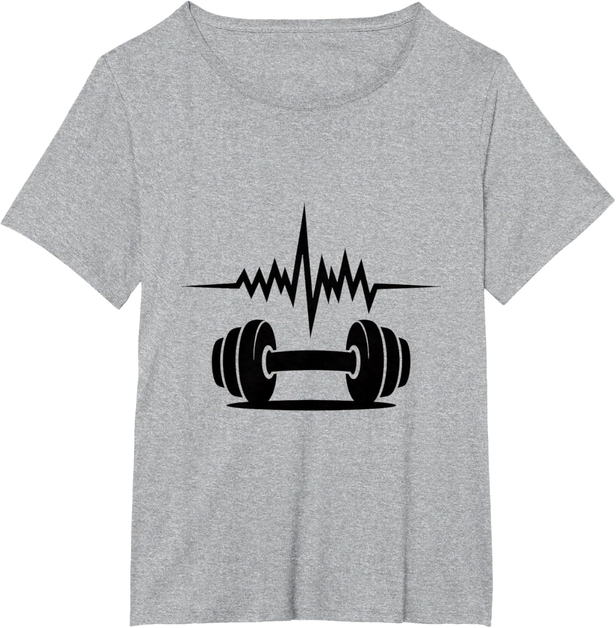 Heartbeat Fitness Enthusiast Dumbbell Motivation