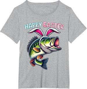 Fisherman Bunny Ears Funny Fish Easter Holiday Eggs Fishing