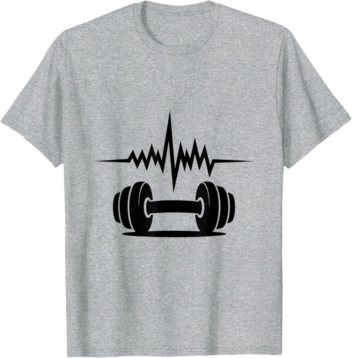 Heartbeat Fitness Enthusiast Dumbbell Motivation