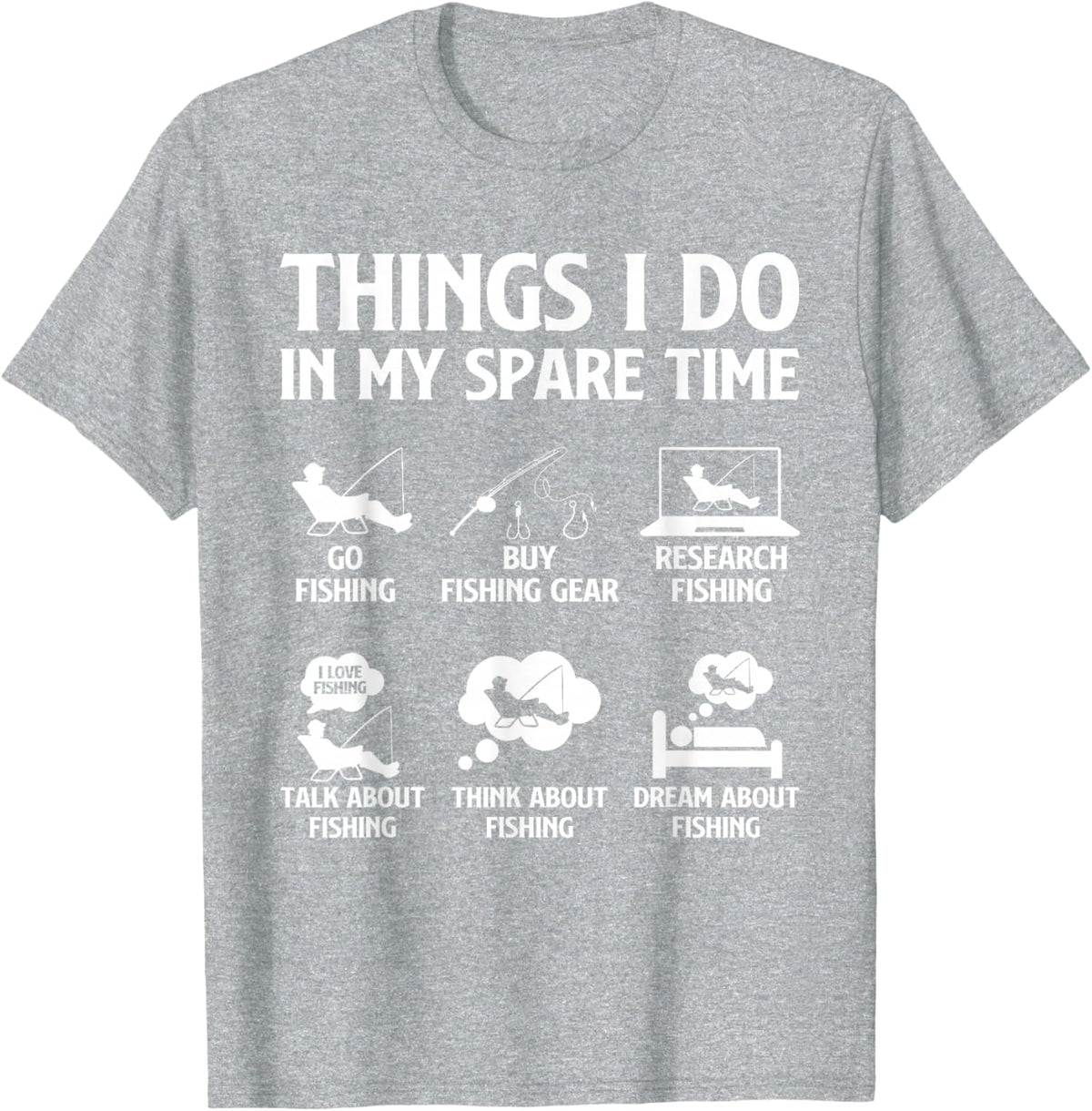 Things I Do in My Spare Time Fishing Boys Men Bass Fishing
