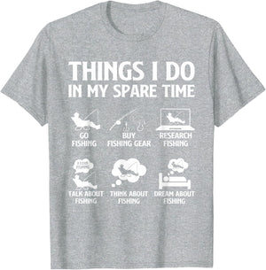 Things I Do in My Spare Time Fishing Boys Men Bass Fishing