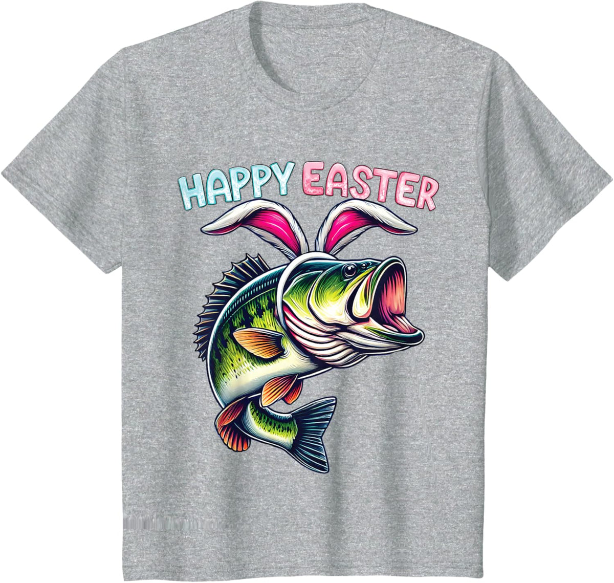 Fisherman Bunny Ears Funny Fish Easter Holiday Eggs Fishing