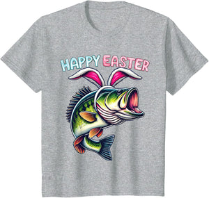 Fisherman Bunny Ears Funny Fish Easter Holiday Eggs Fishing