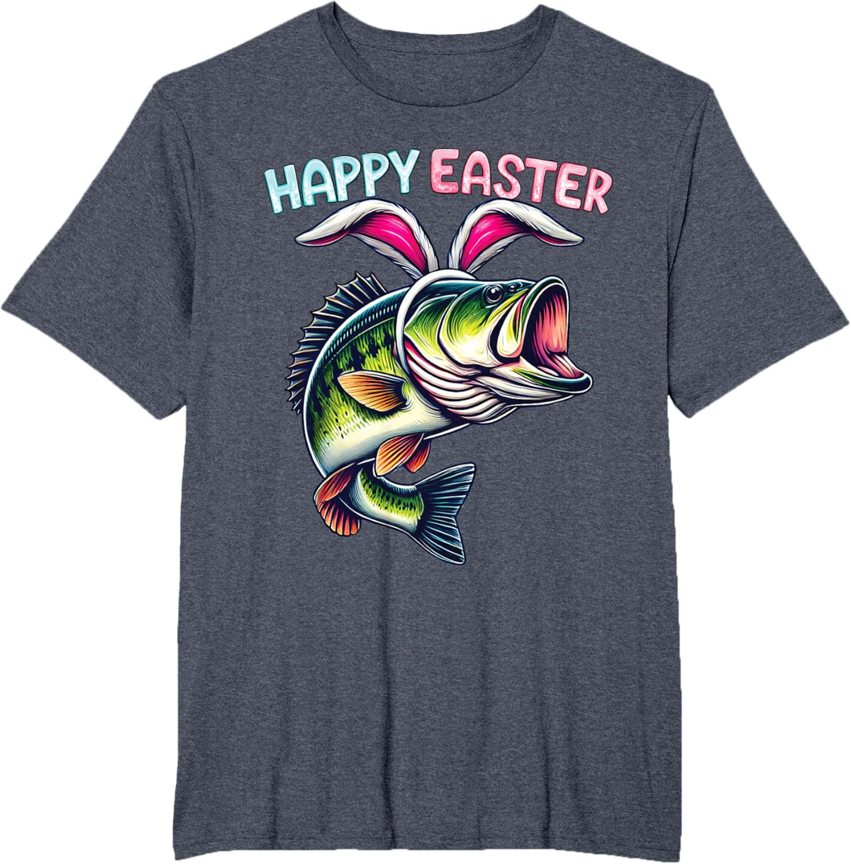 Fisherman Bunny Ears Funny Fish Easter Holiday Eggs Fishing