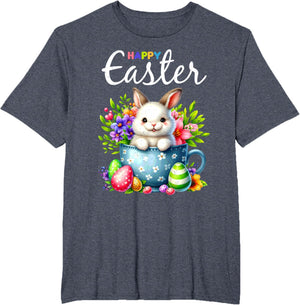 Bunny Egg Hunt Happy Easter Cute Spring Christian Holiday