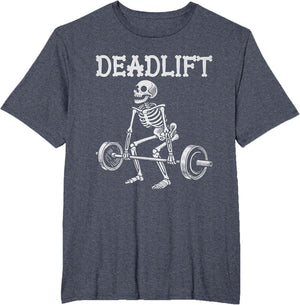 Deadlift Funny Halloween Skeleton Weight Lifting Workout
